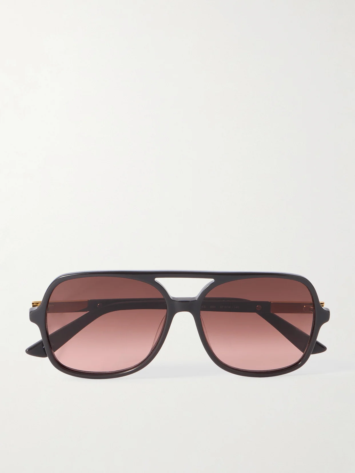 Judy Aviator-style Acetate And Gold-tone Sunglasses - 1