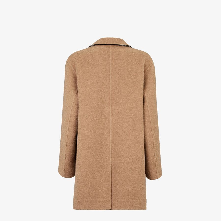 Beige wool coat - 2