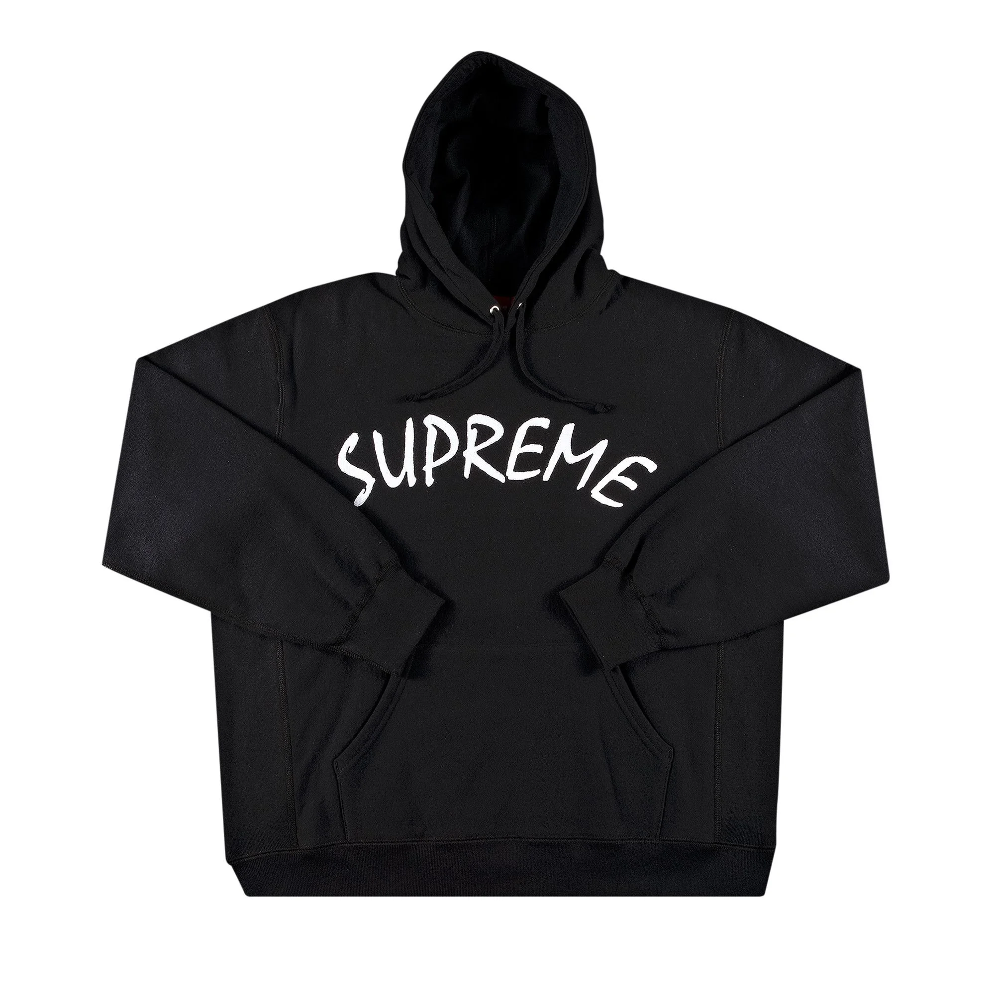 Supreme FTP Arc Hooded Sweatshirt 'Black' - 1