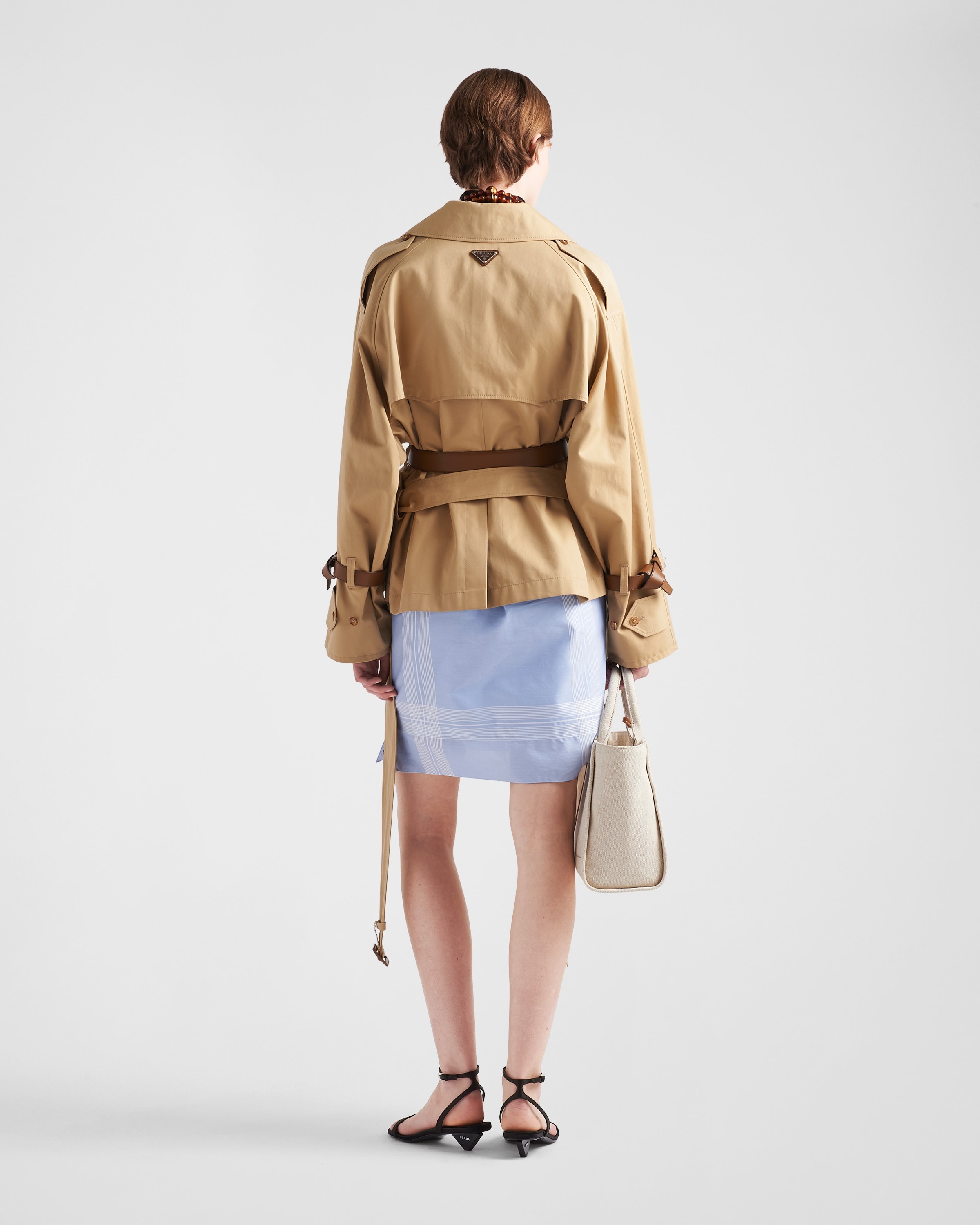 Cotton twill trench jacket - 5