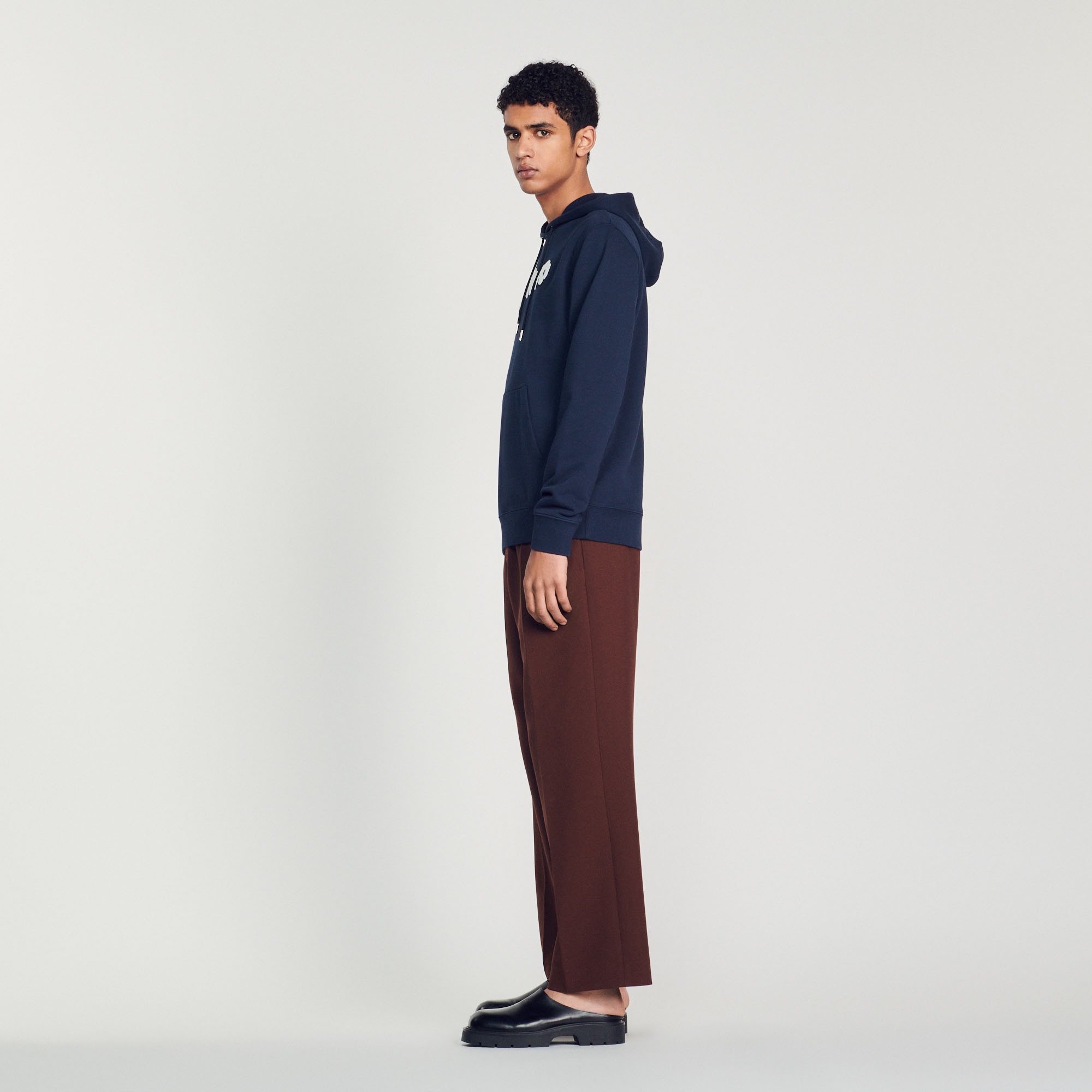 Embroidered Sandro hoodie - 7