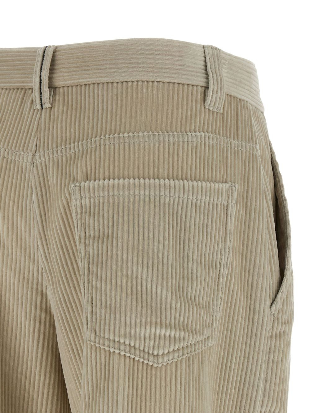 pleated corduroy trousers - 4