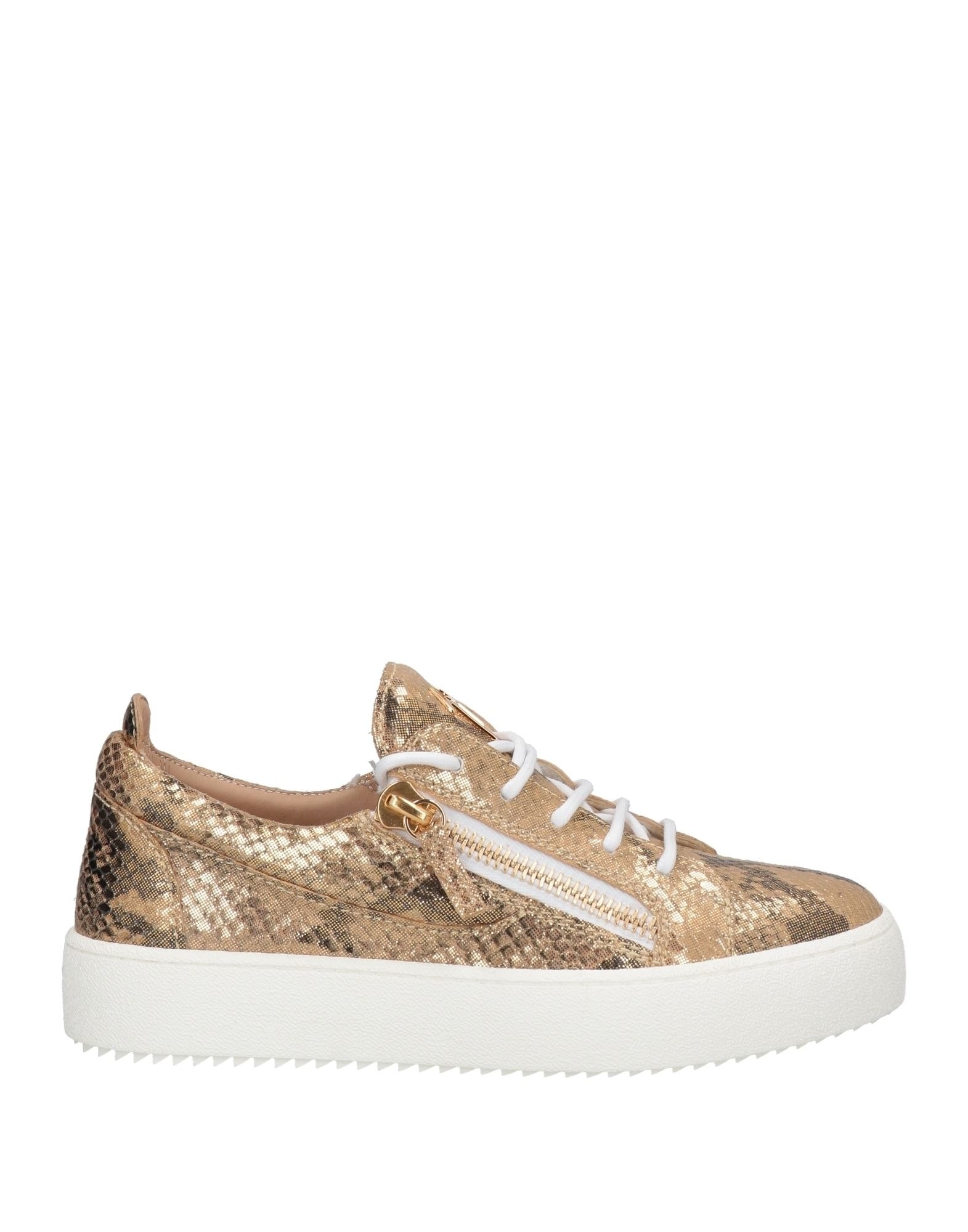 Gold Women's Sneakers - 1