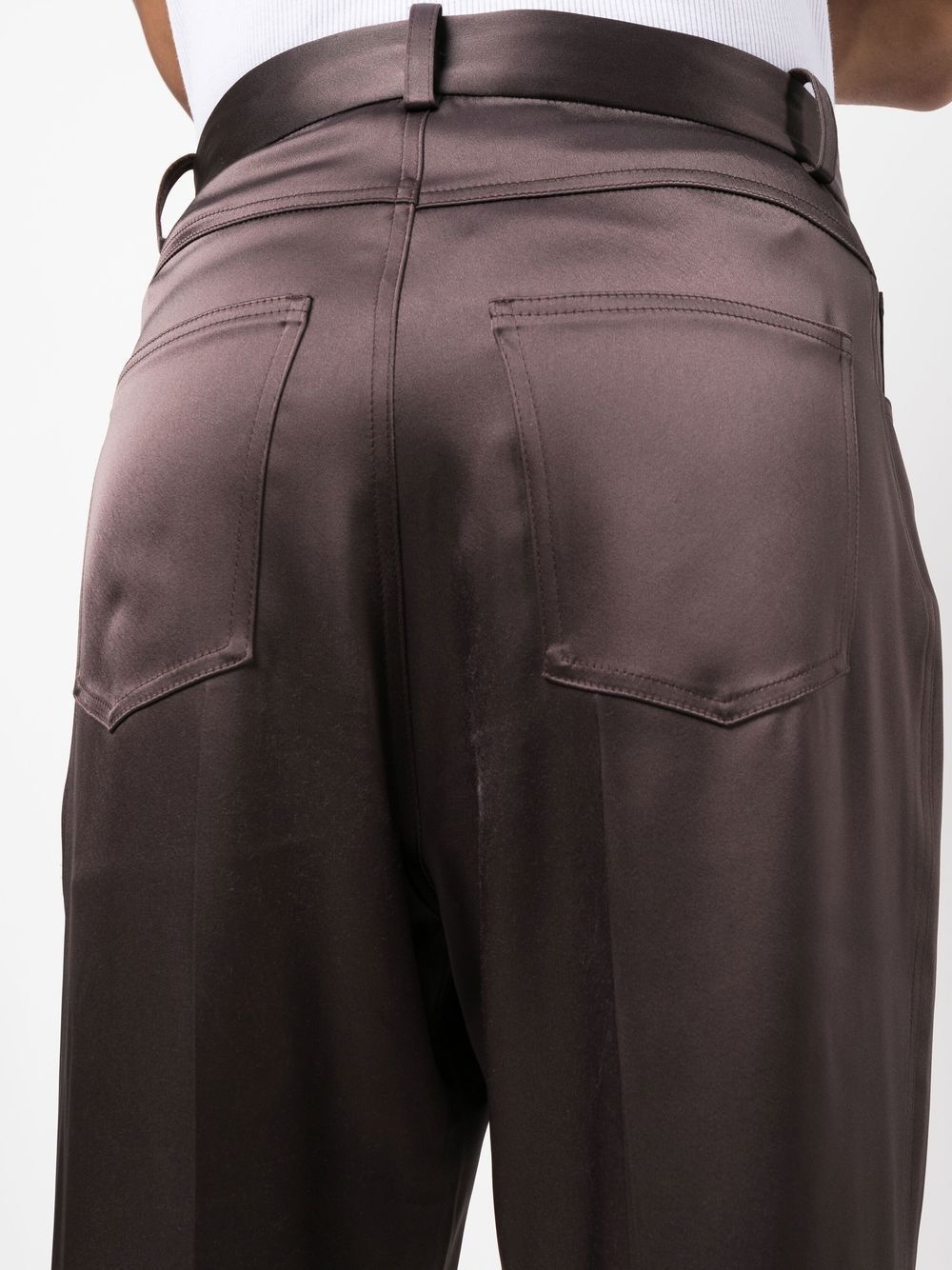 MID-RISE STRAIGHT-LEG TROUSERS - 4