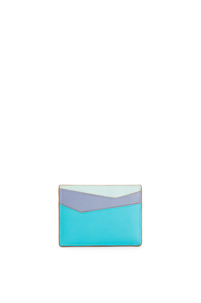 Loewe Puzzle plain cardholder in classic calfskin outlook