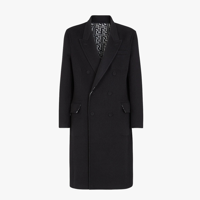 Black wool coat 1