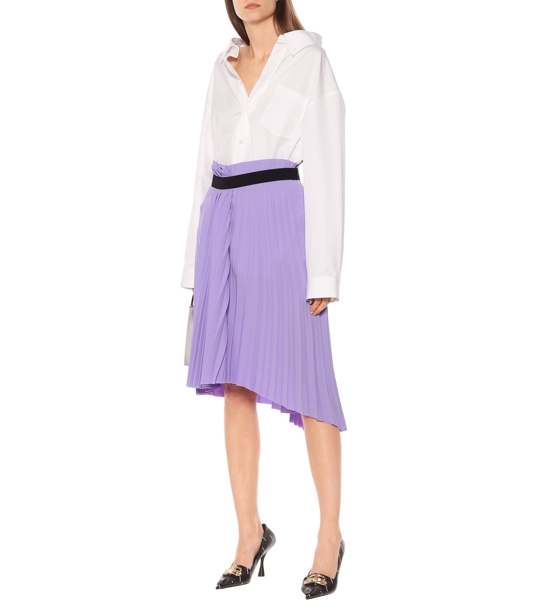 Pleated midi skirt - 2