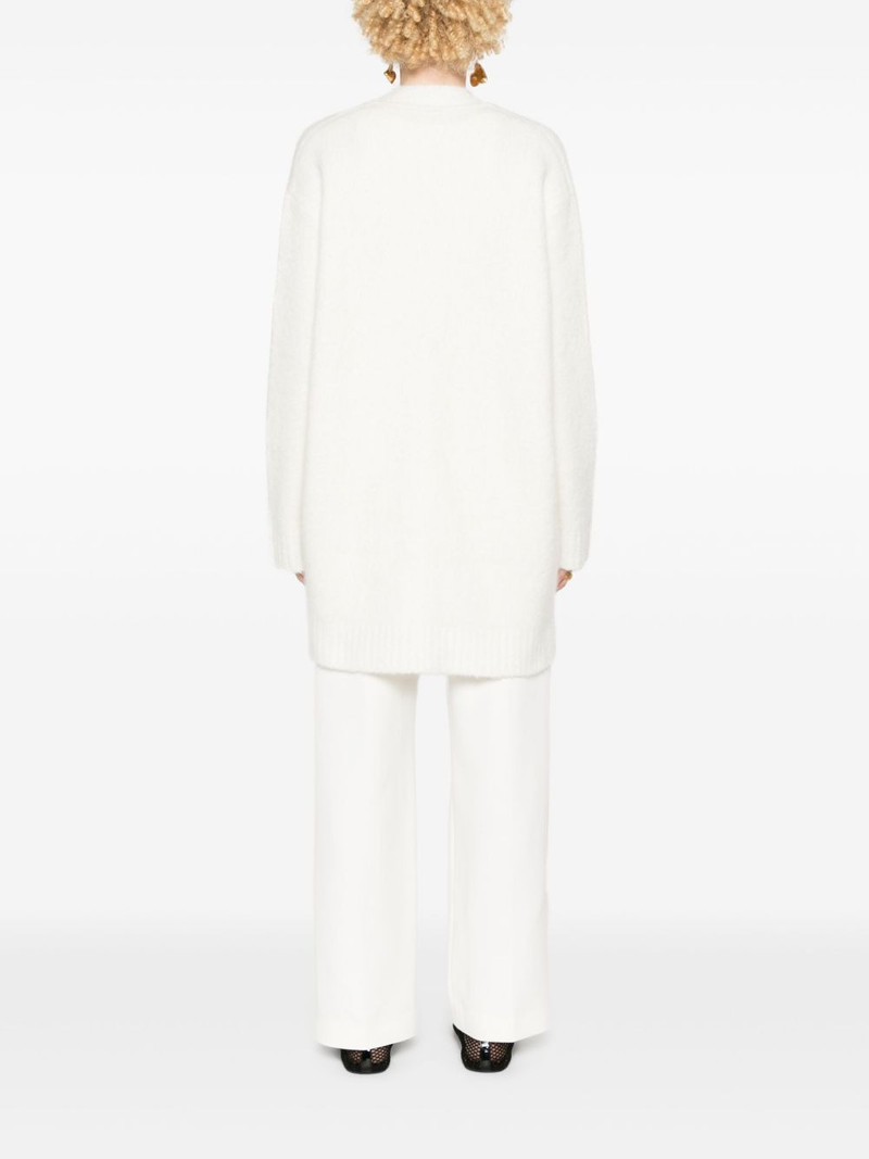 V-neck brushed cardigan 4