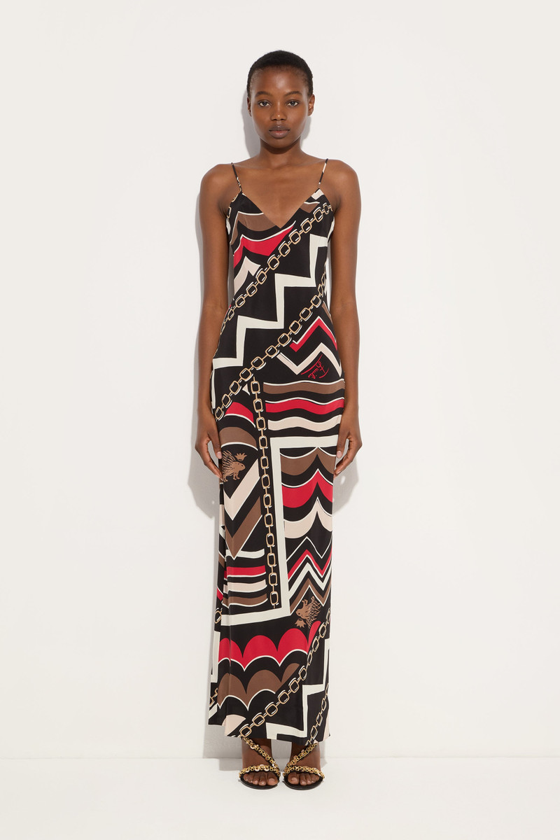 PUCCI ISTRICE PRINT LONG DRESS outlook