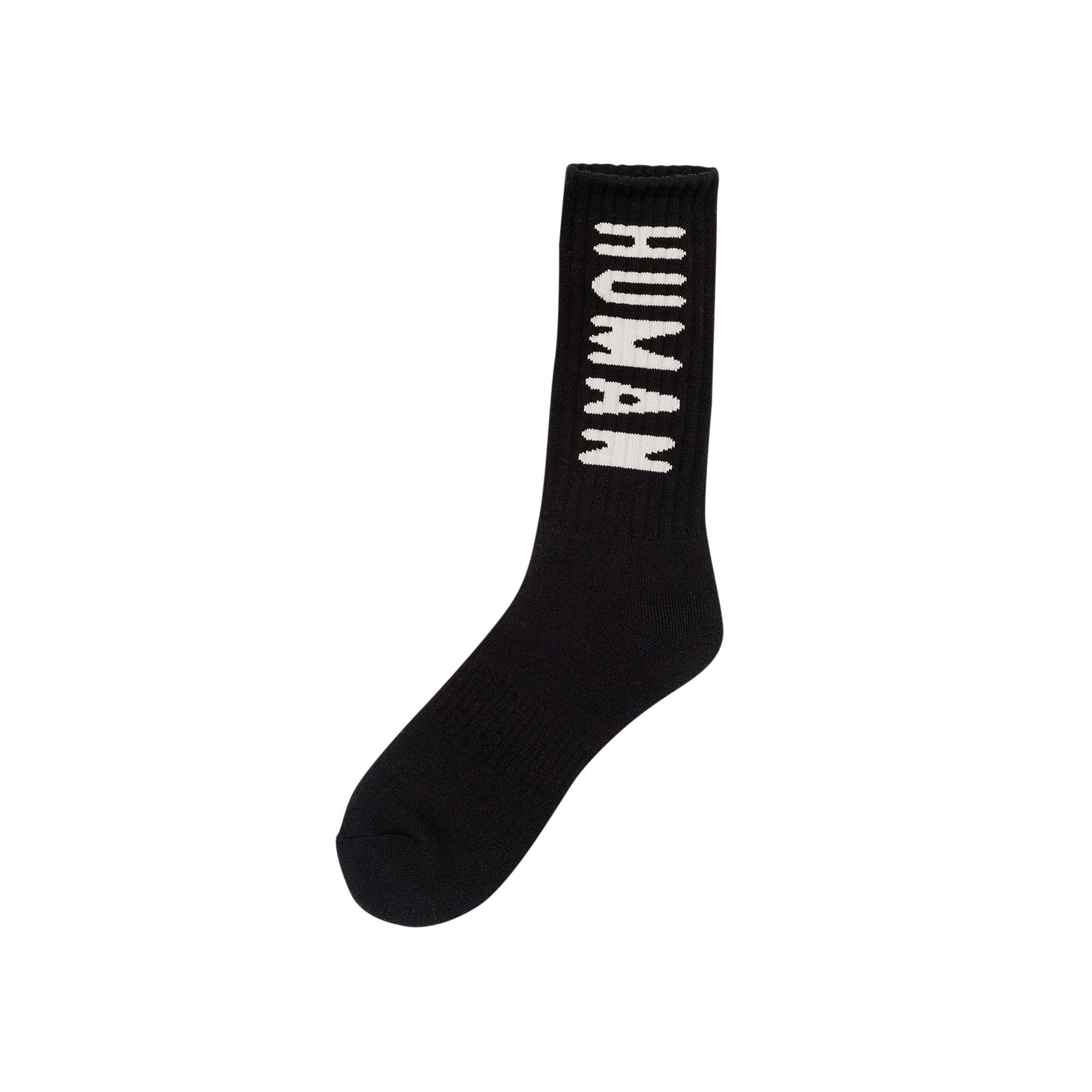 Human Made Hm Logo Socks 'Black' - 1