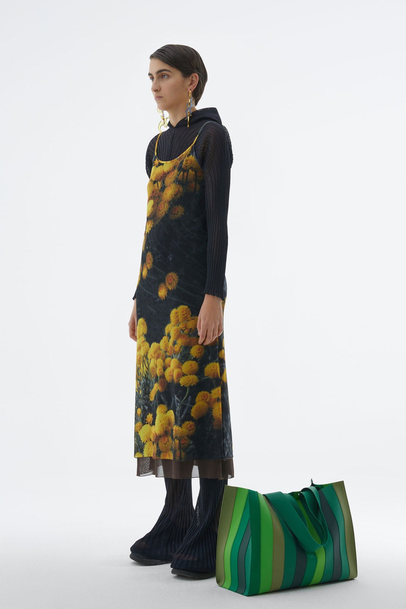 SLIP DRESS WITH FLOWER PRINT 1