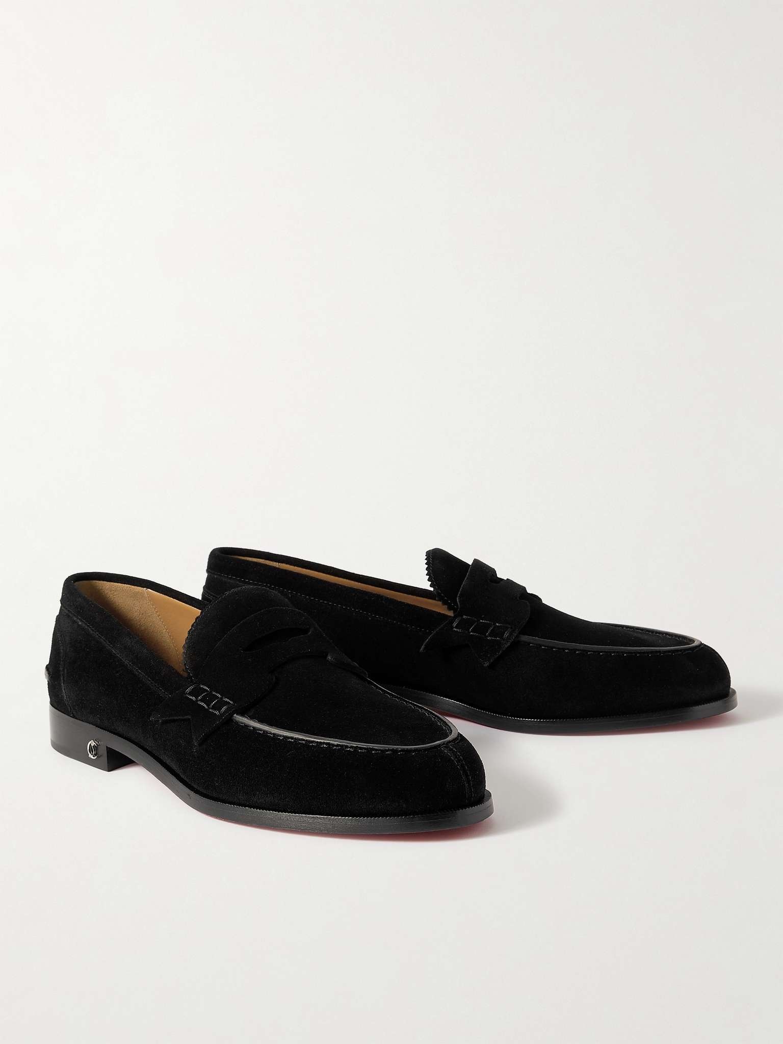 No Penny Suede Loafers - 4