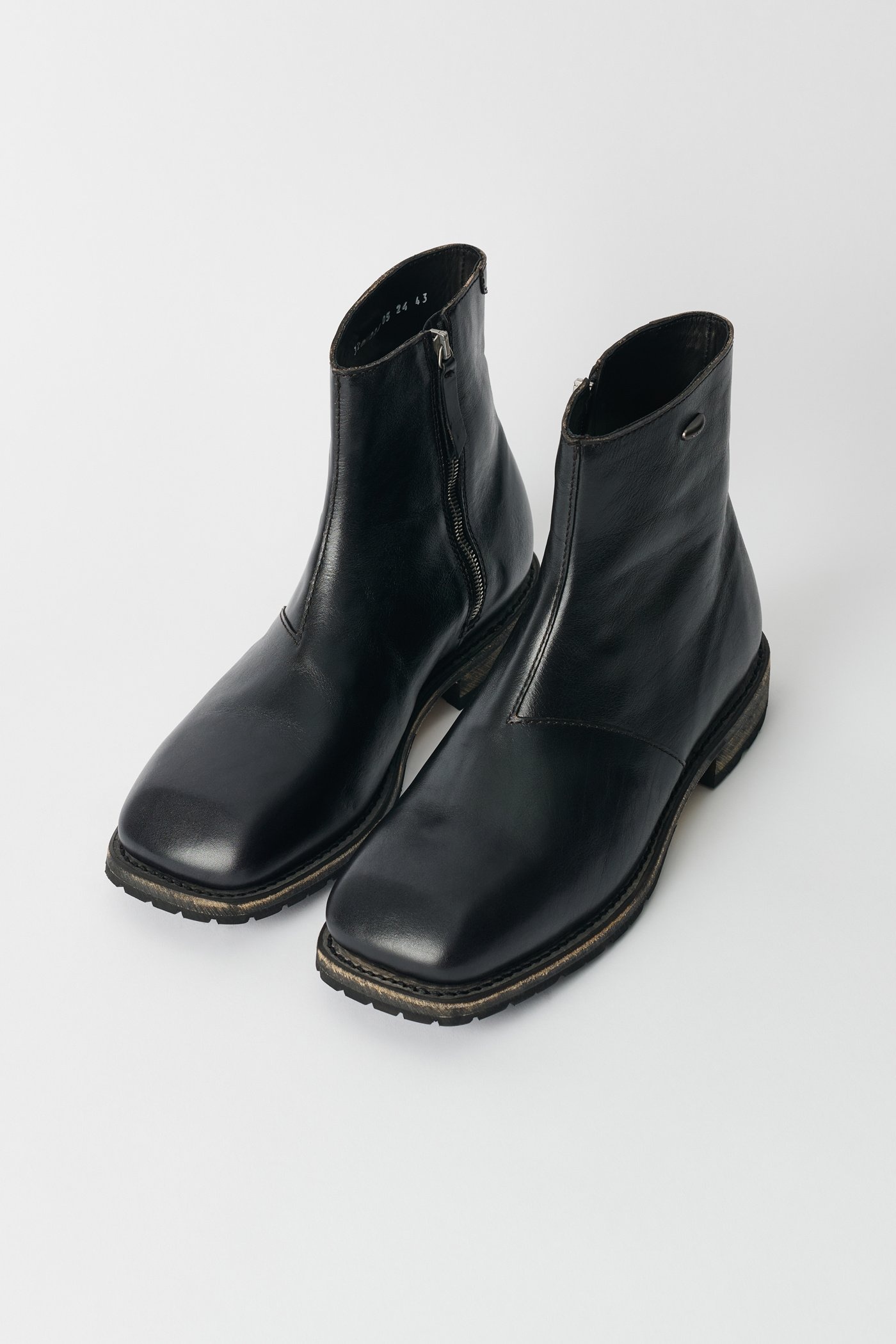 Our Legacy Engine Boot Deep Black Leather | REVERSIBLE Our Legacy Engine Boot Deep Black Leather | REVERSIBLE