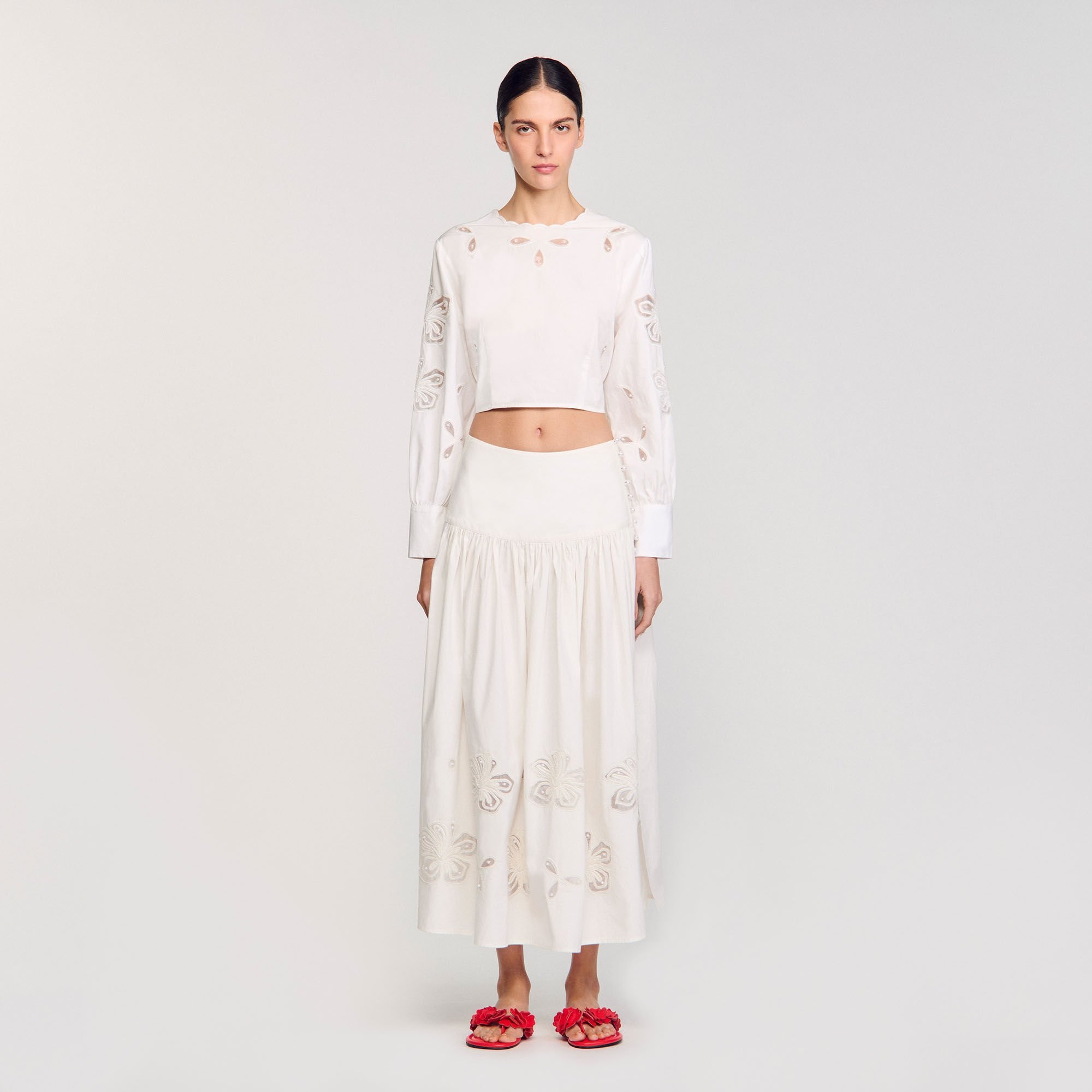 POPLIN CROP TOP - 2