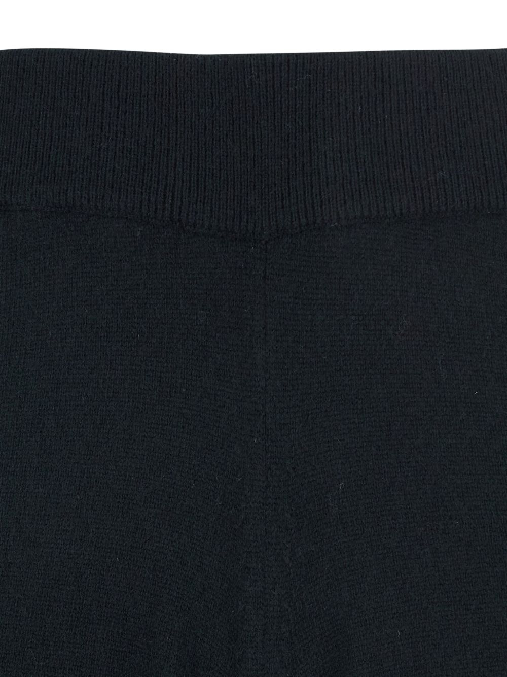 straight-leg wool-cashmere trousers - 3