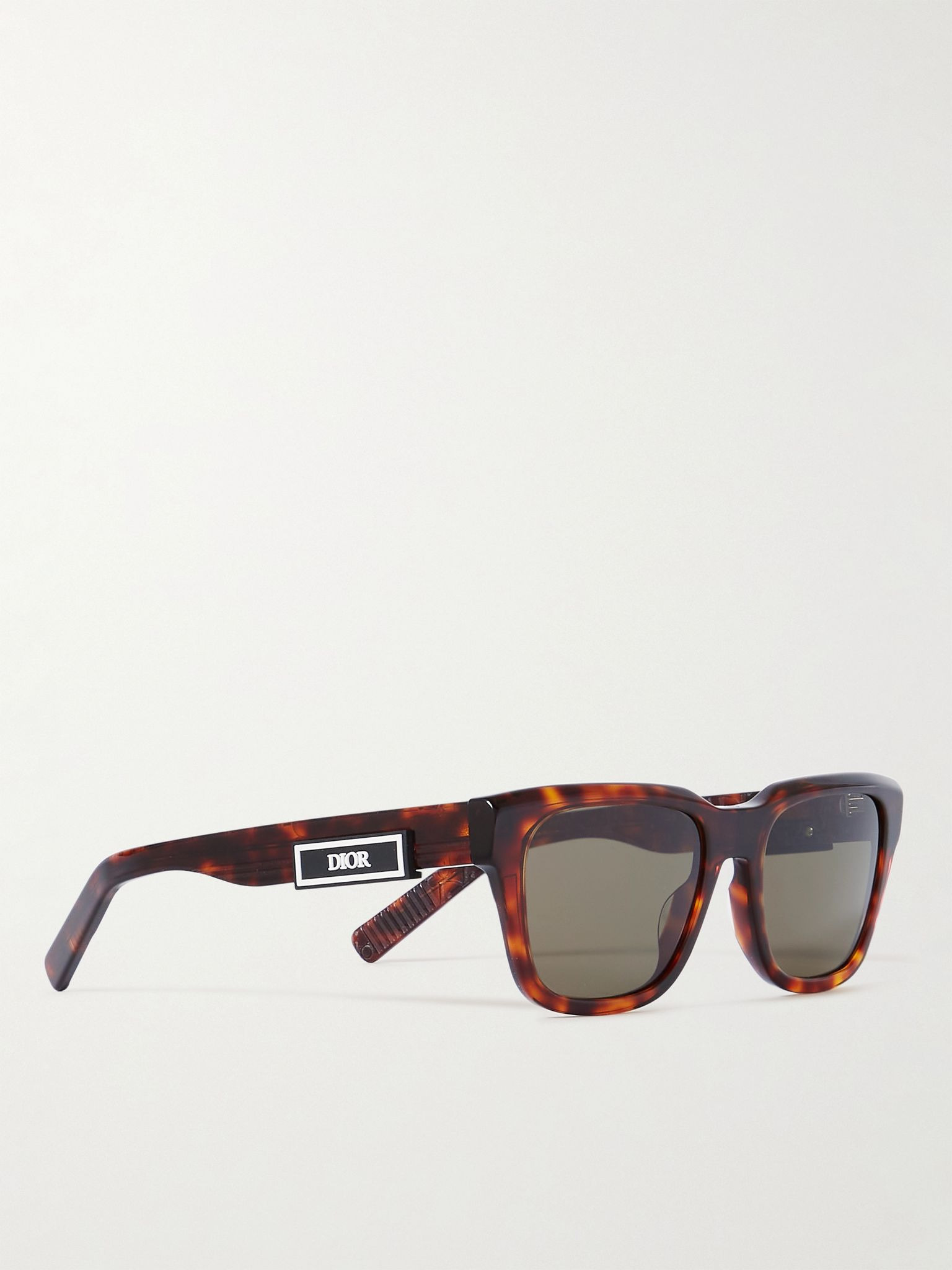 DiorB23 S1I Square-Frame Tortoiseshell Acetate Sunglasses Tortoiseshell - 3