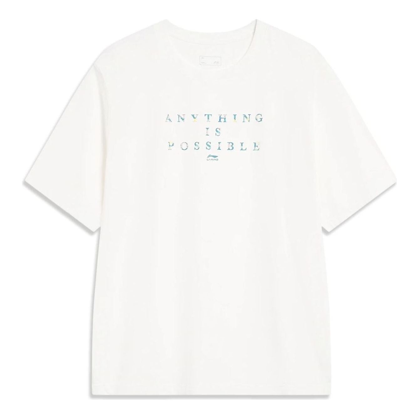 Li-Ning Sports Style Breathable T-Shirt 'White' AHST451-2 - 1