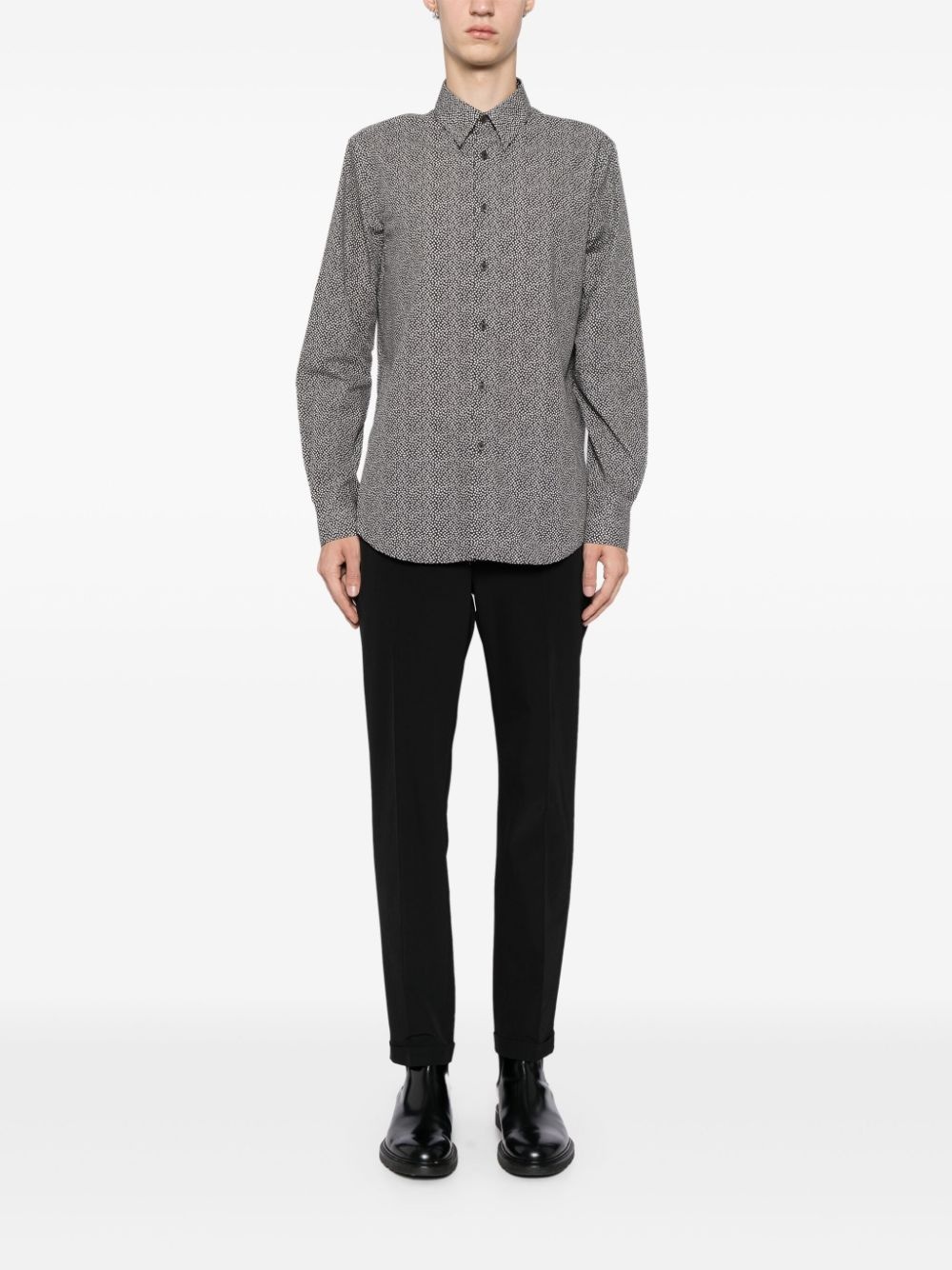 polka dot cotton shirt - 2