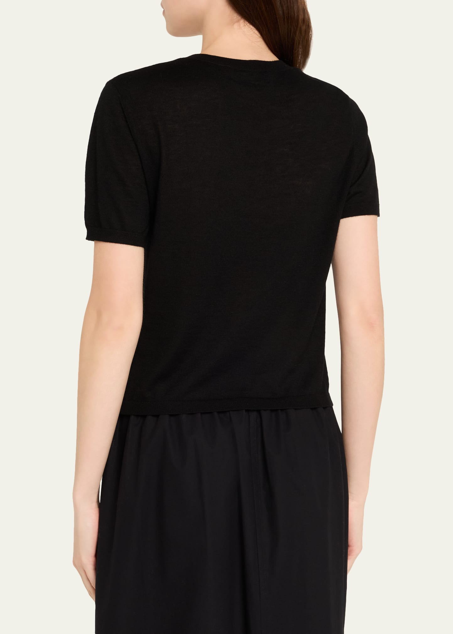 Delila Cashmere Crewneck T-Shirt - 3