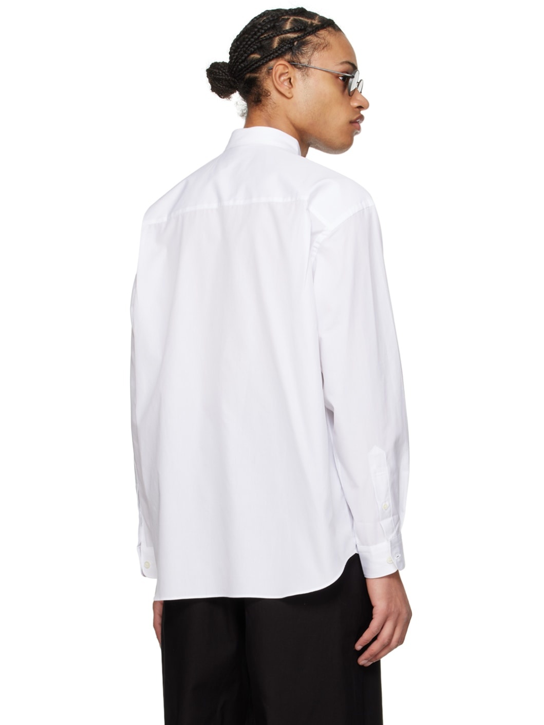 White Embroidered Shirt - 3