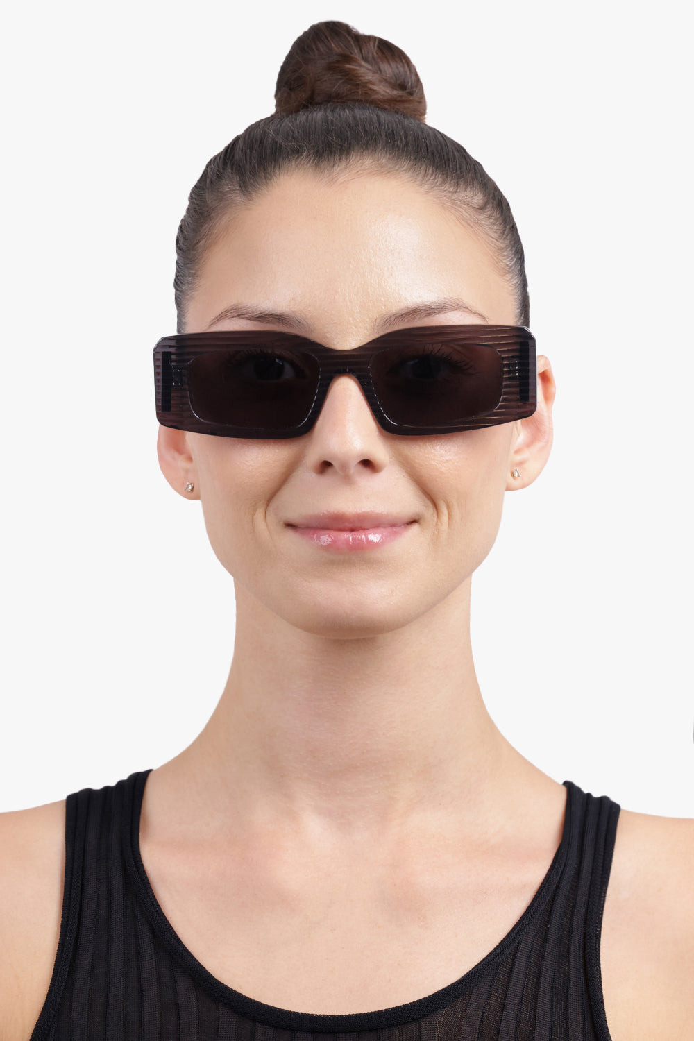 AA0078S RECTANGLE SUNGLASSES | DARK GREY - 4