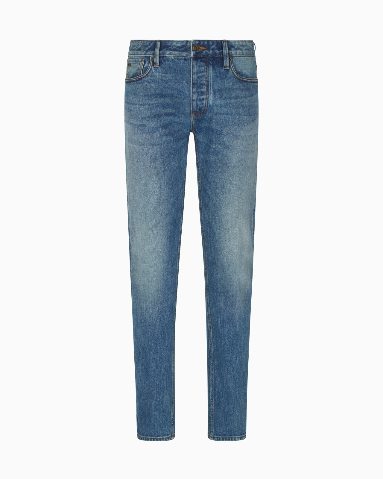 J75 SLIM-FIT, STONE-WASHED STRETCH-DENIM JEANS - 1