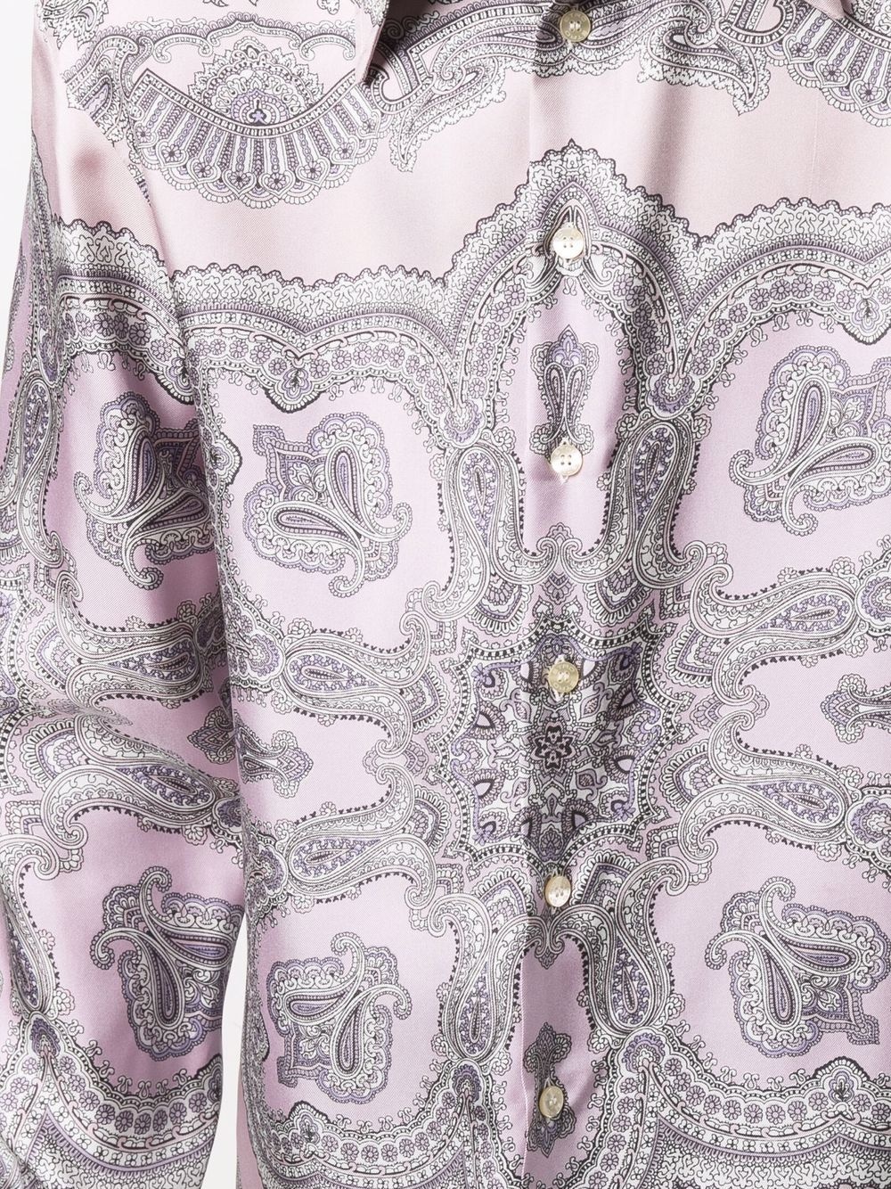 paisley-print silk shirt - 5