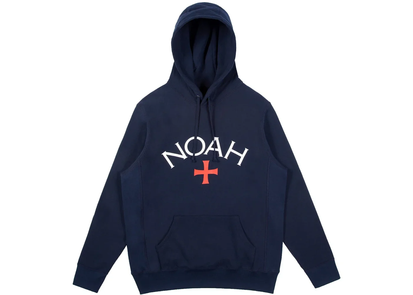 Noah Core Logo Hoodie Navy - 1