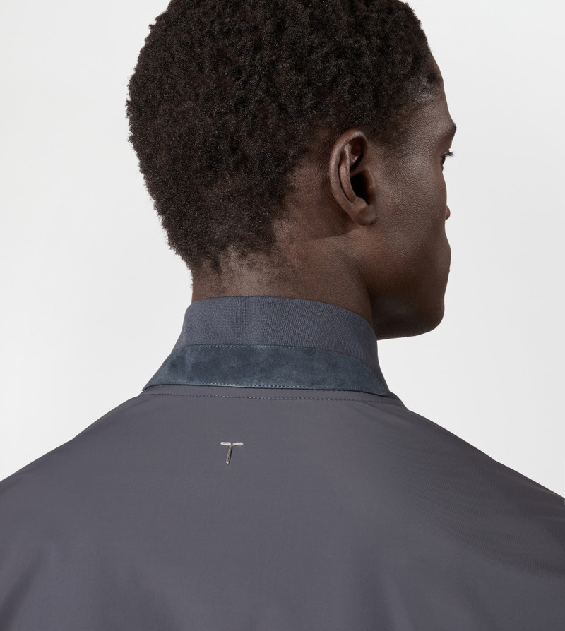 BRERA BOMBER JACKET IN TECHNICAL FABRIC - GREY 5