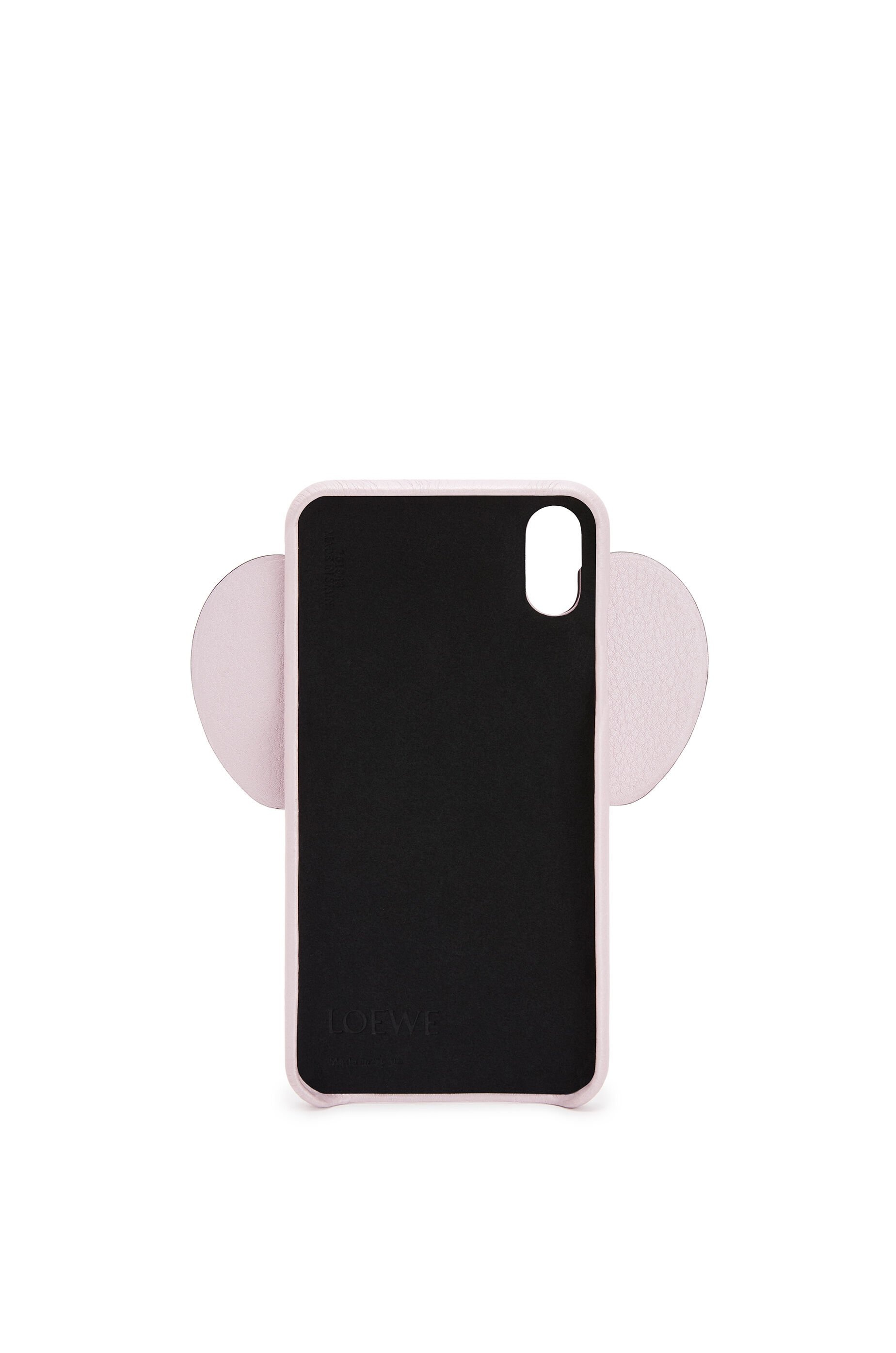 Elephant cover for iPhone XS Max in pearlized calfskin - 3