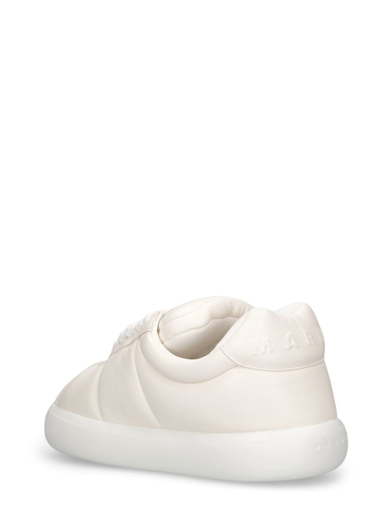 Chunky soft leather low top sneakers - 3