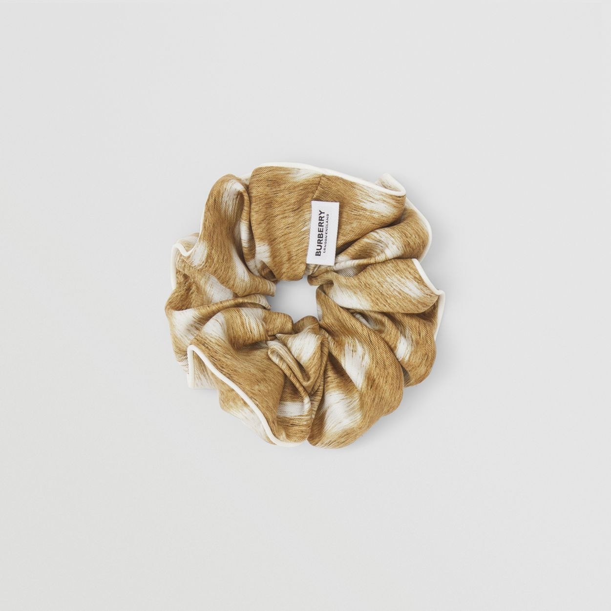 Deer Print Silk Scrunchie - 4
