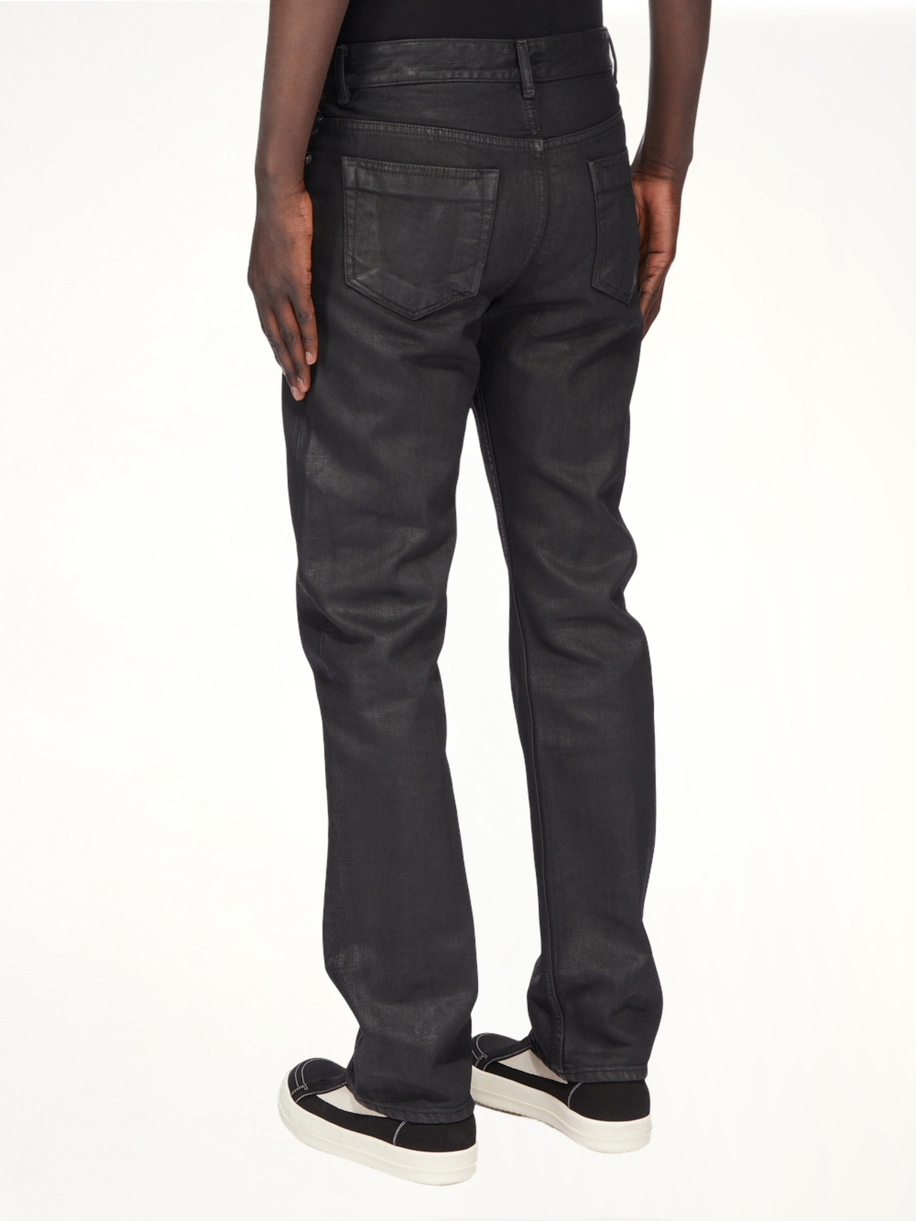 Fog Cut Jeans in Black Wax - 8