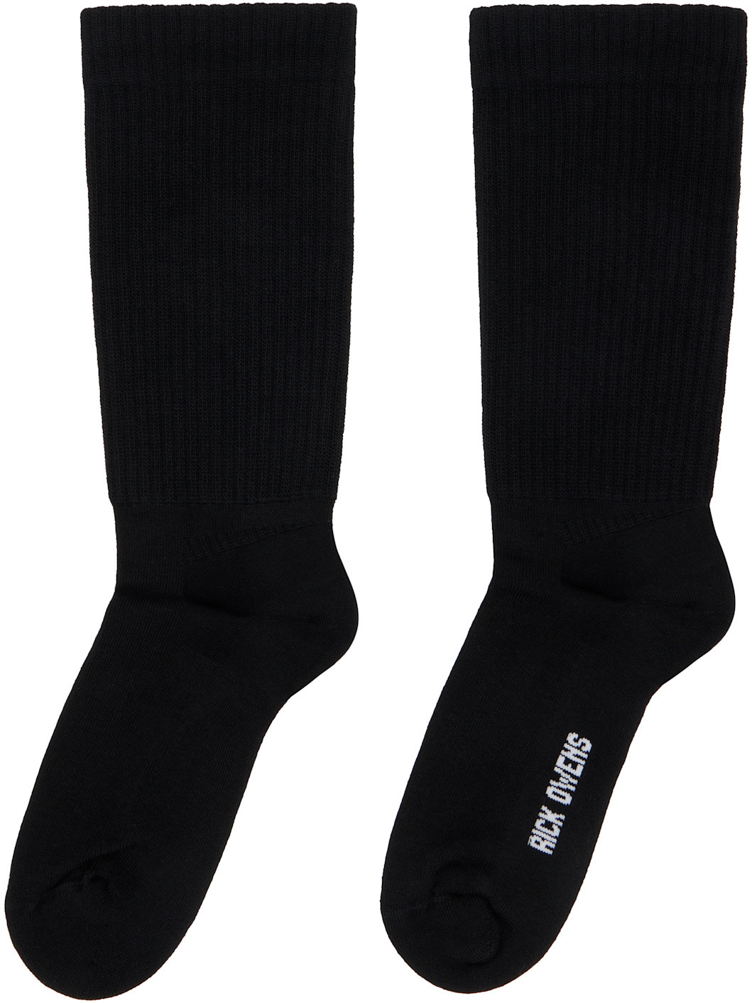 Black Concordians Mid Calf Socks - 2