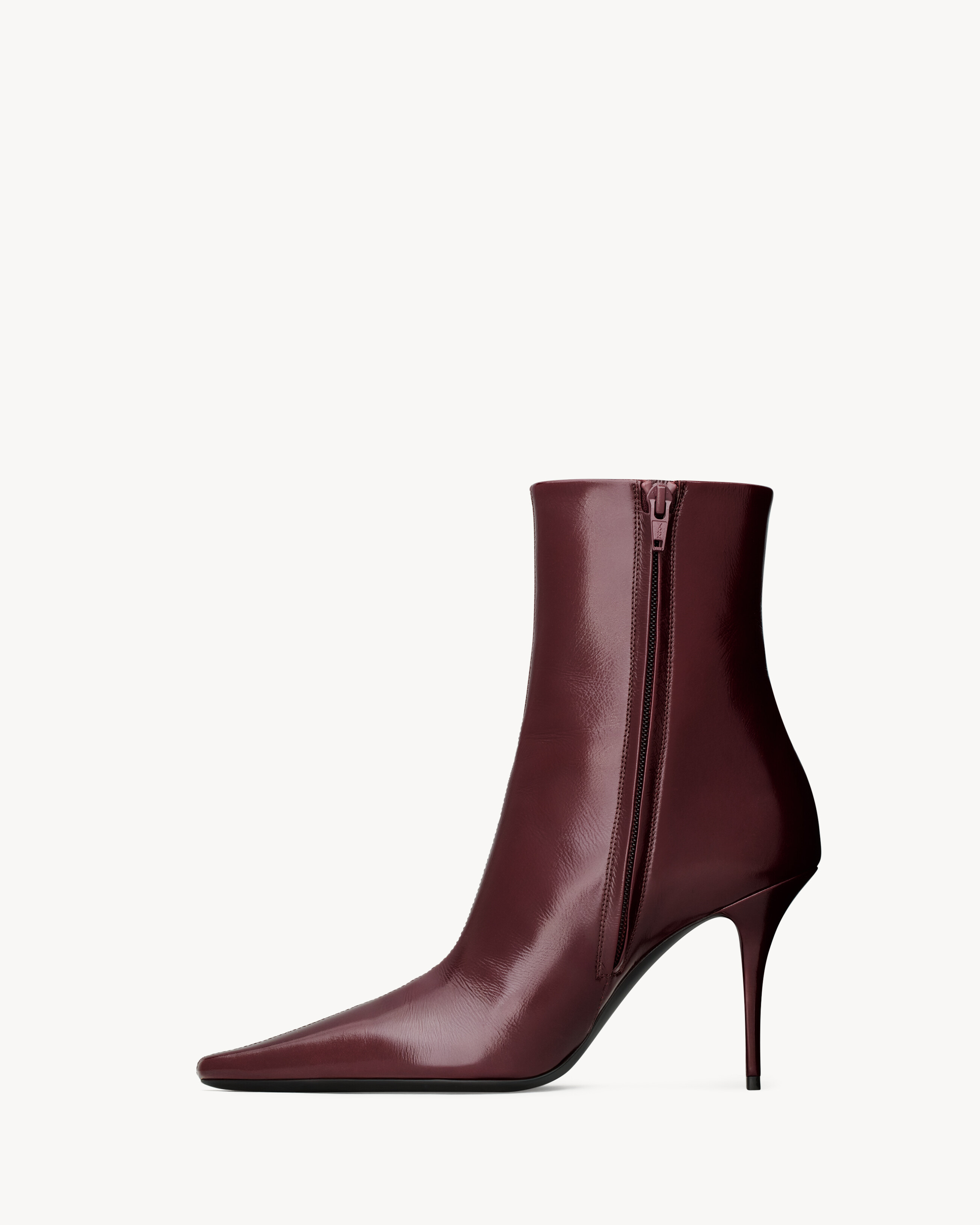 ASHLEY BOOTIES IN SMOOTH LEATHER - 3
