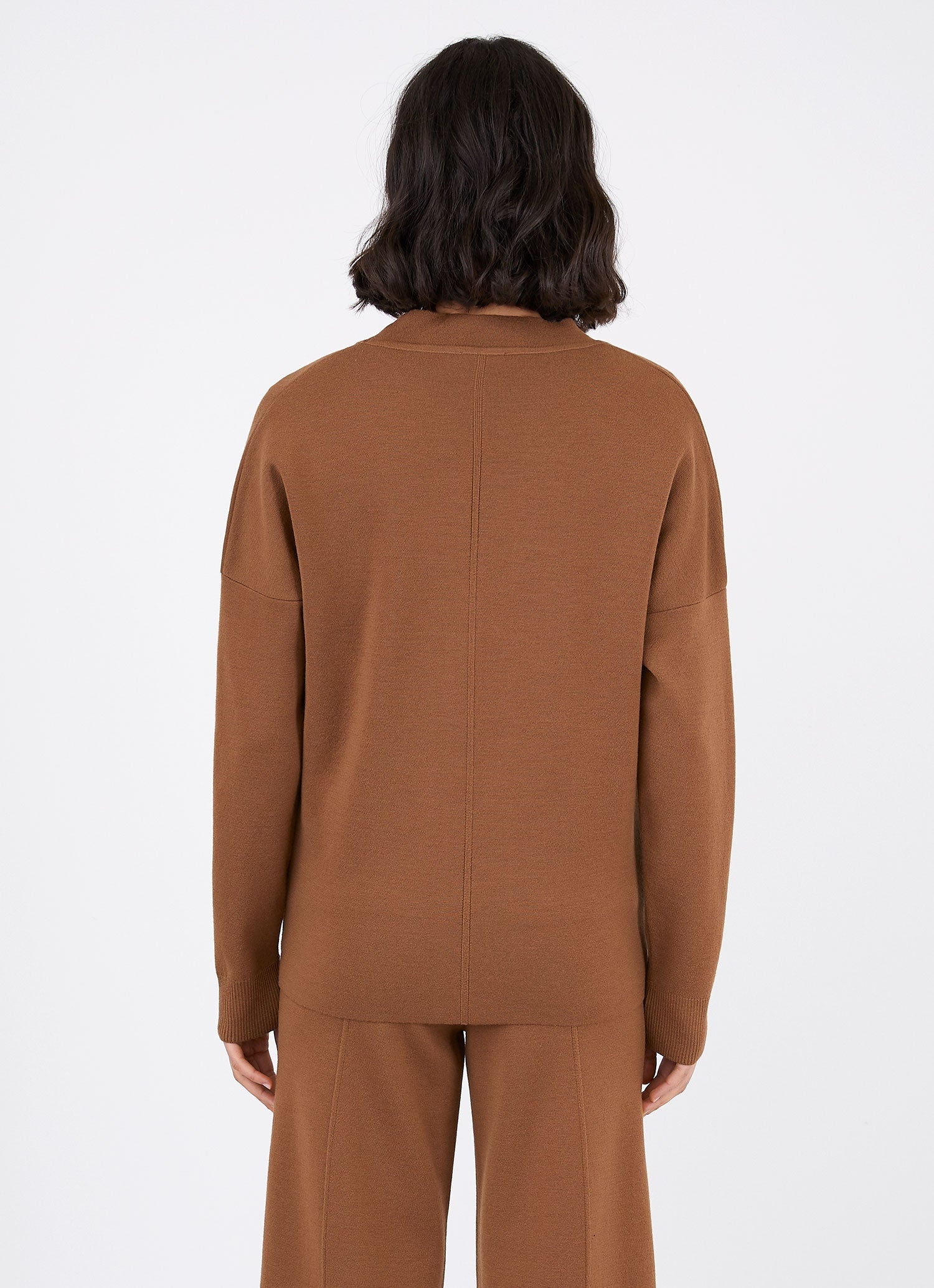 Boxy Merino Cardigan - 2