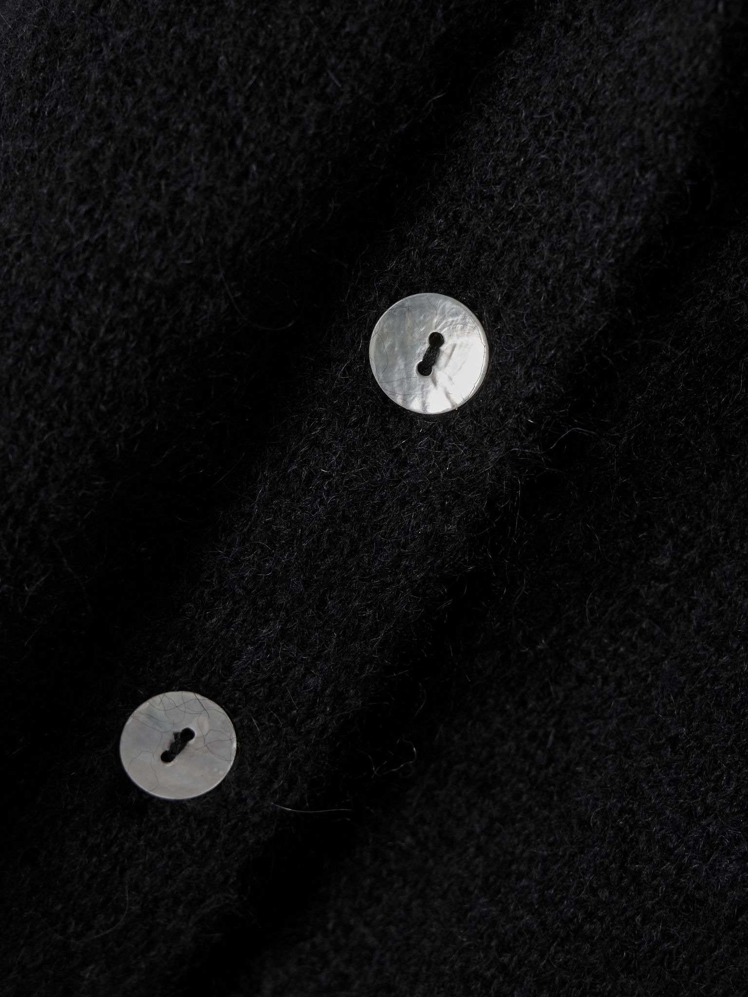 Anisa alpaca-blend cardigan Black - 4