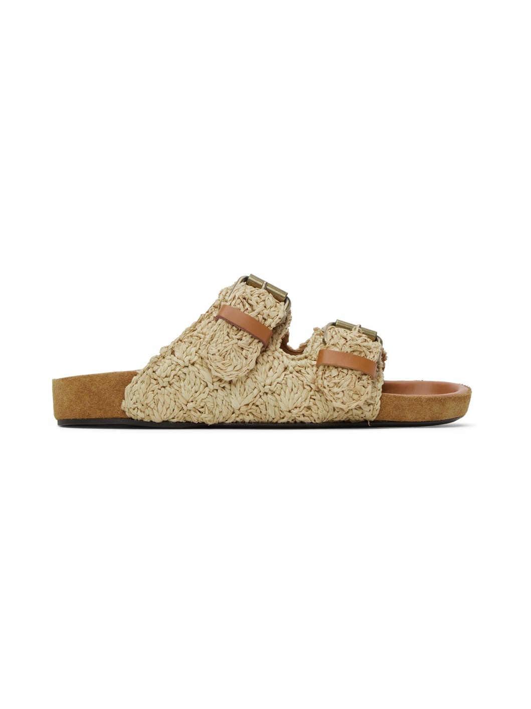 Beige Lennyo Flat Sandals - 1