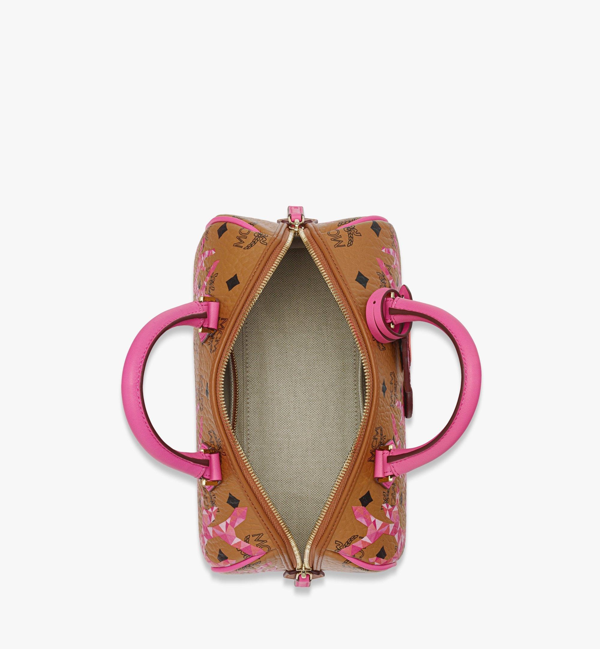 Ella Boston Bag in Cubic Coral Visetos - 3