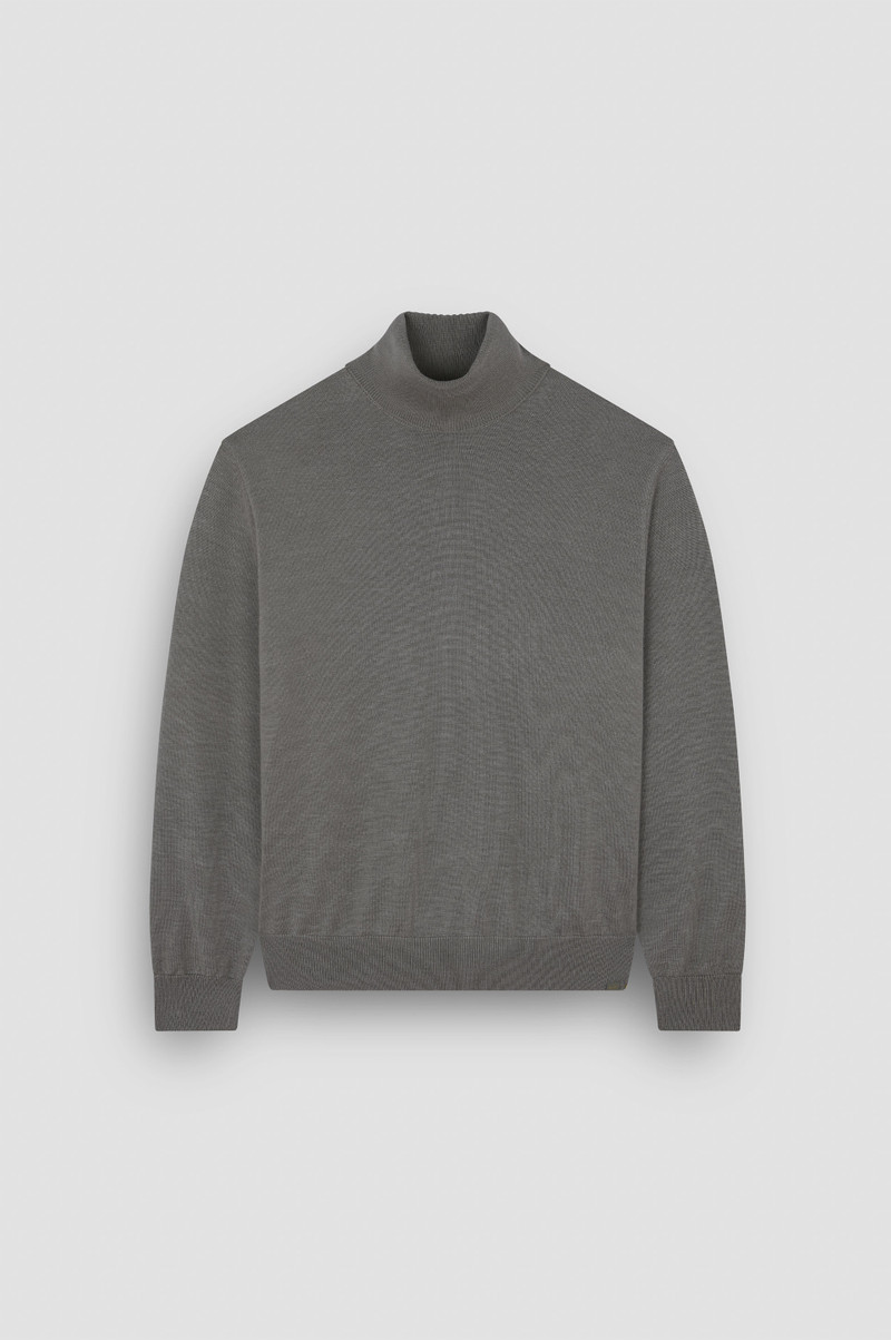 WOOL AND SILK TURTLENECK SWEATER 1