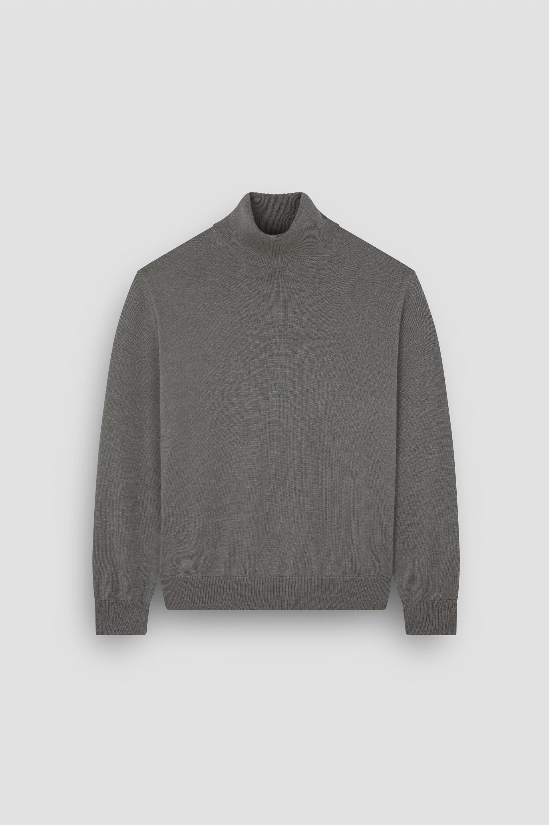 WOOL AND SILK TURTLENECK SWEATER - 1