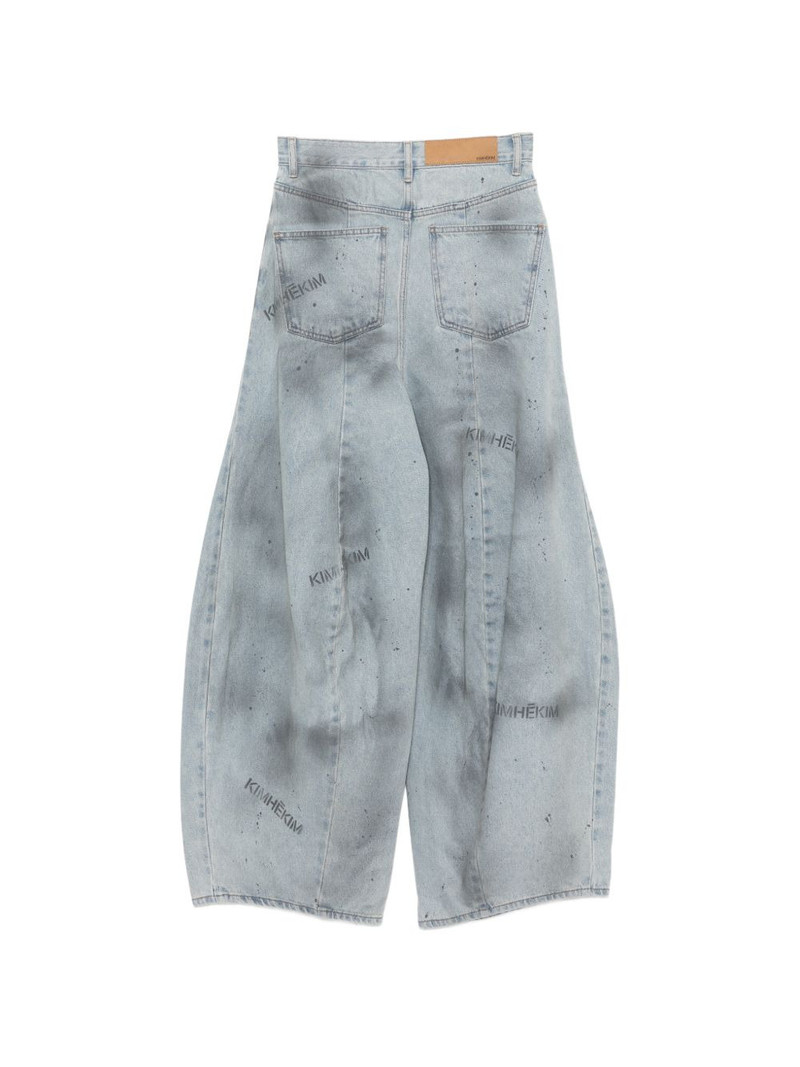 KIMHĒKIM spray-dyed jeans outlook