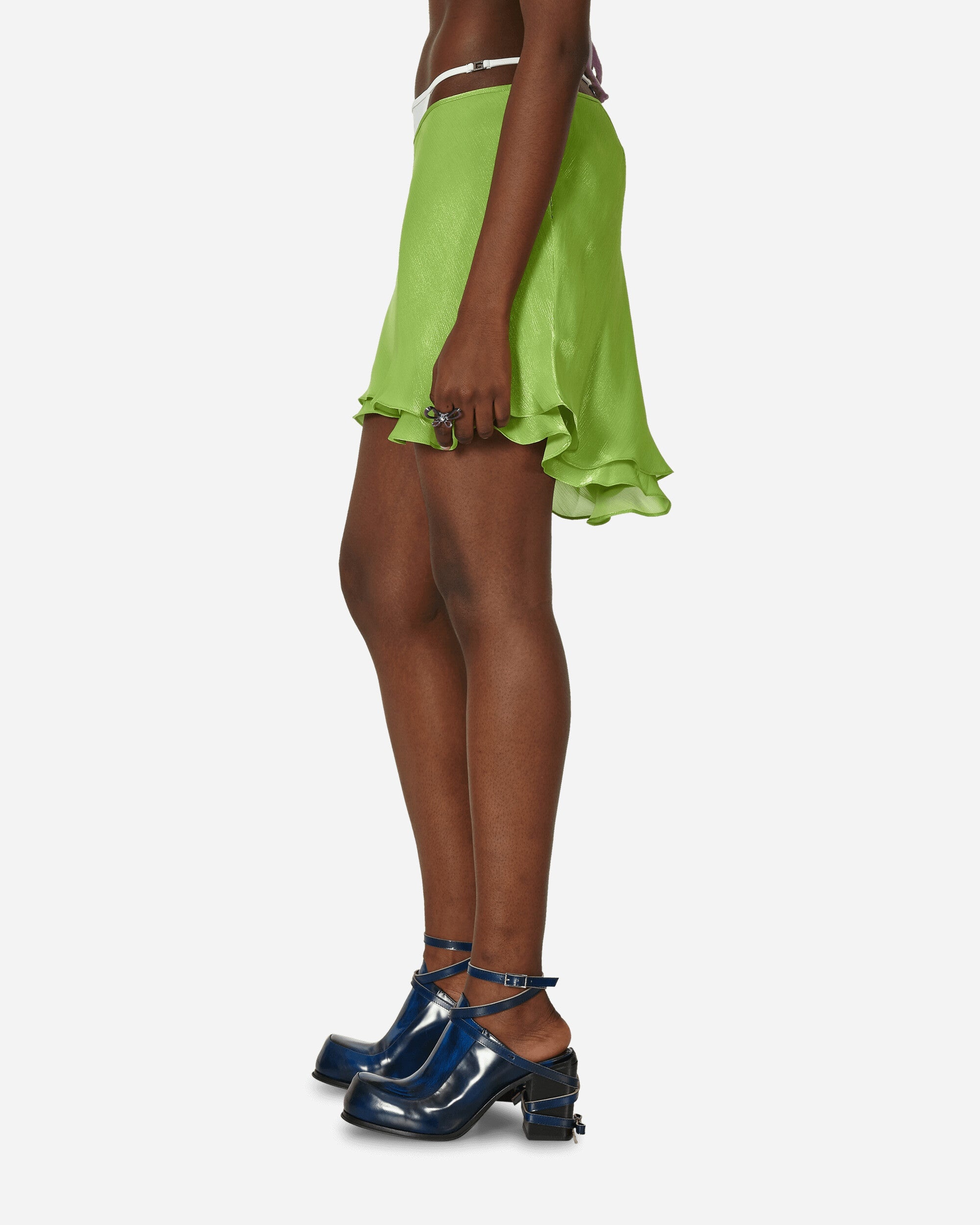 Layered Mini Skirt Apple - 2