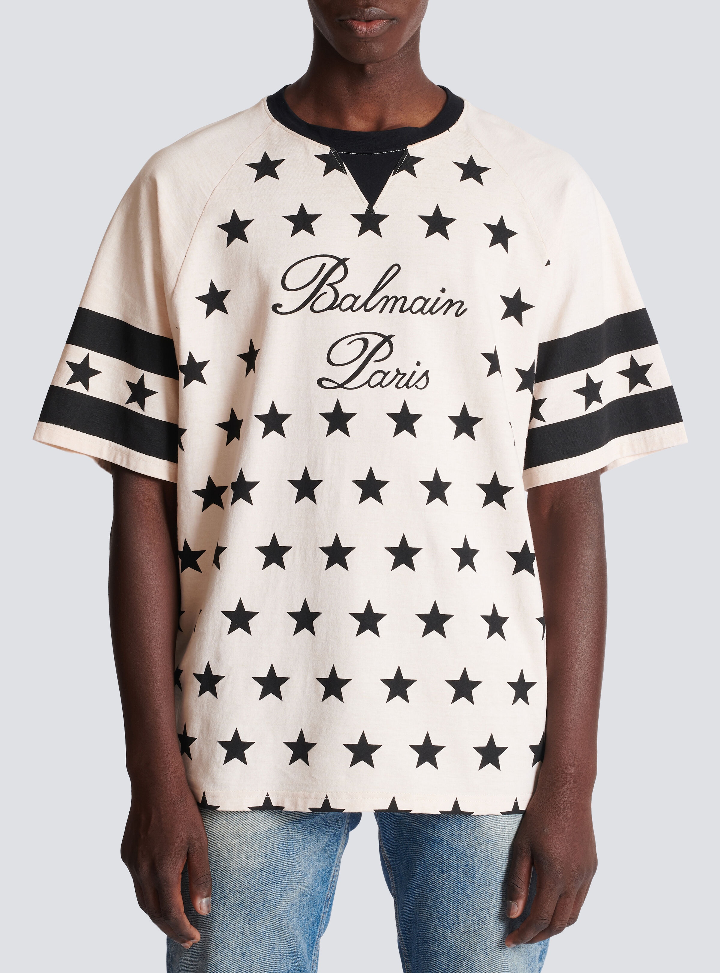 Balmain Signature Stars T-shirt - 5