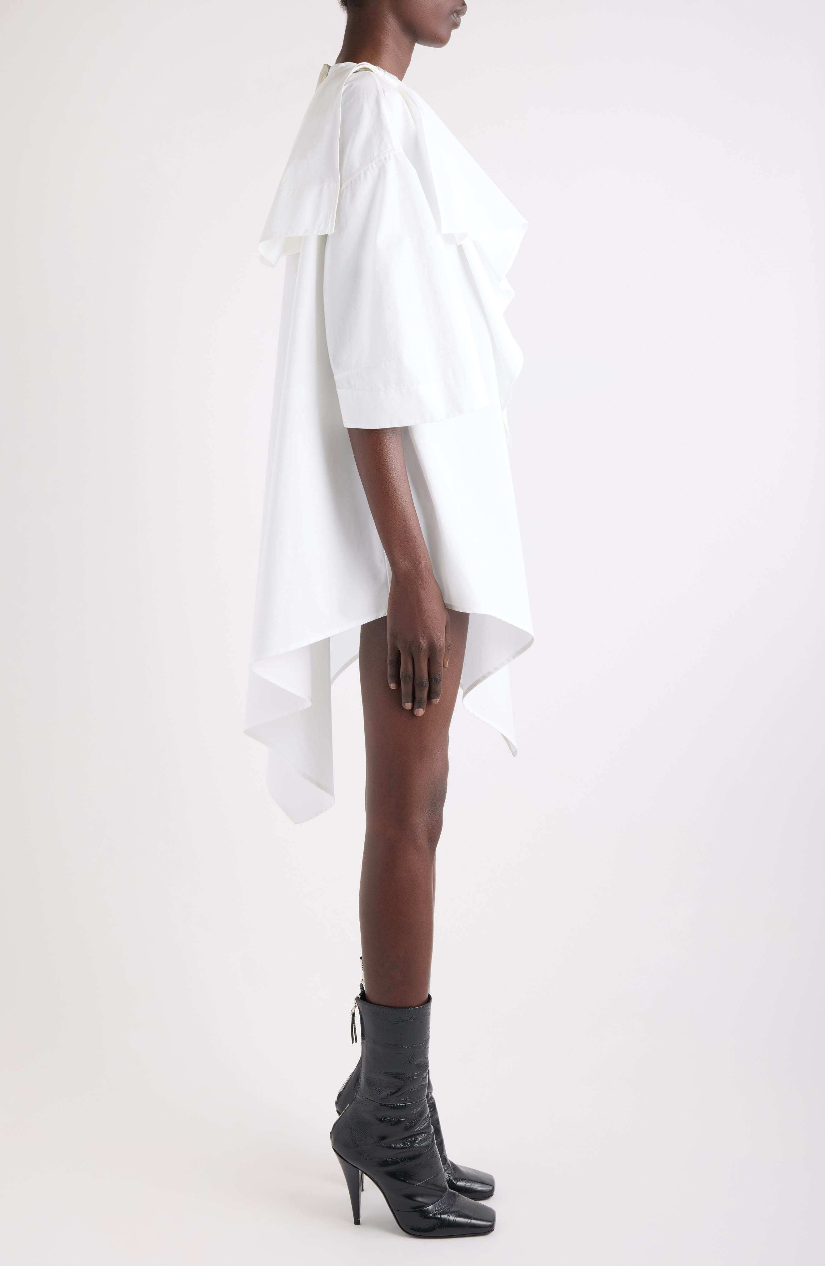 Givenchy Bow Short Dress in White at Nordstrom - 4