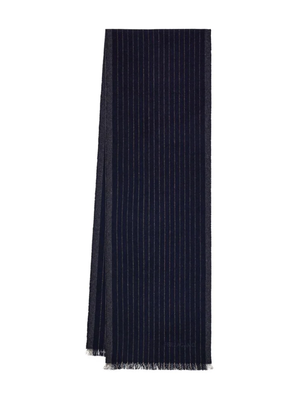 striped-pattern scarf - 1