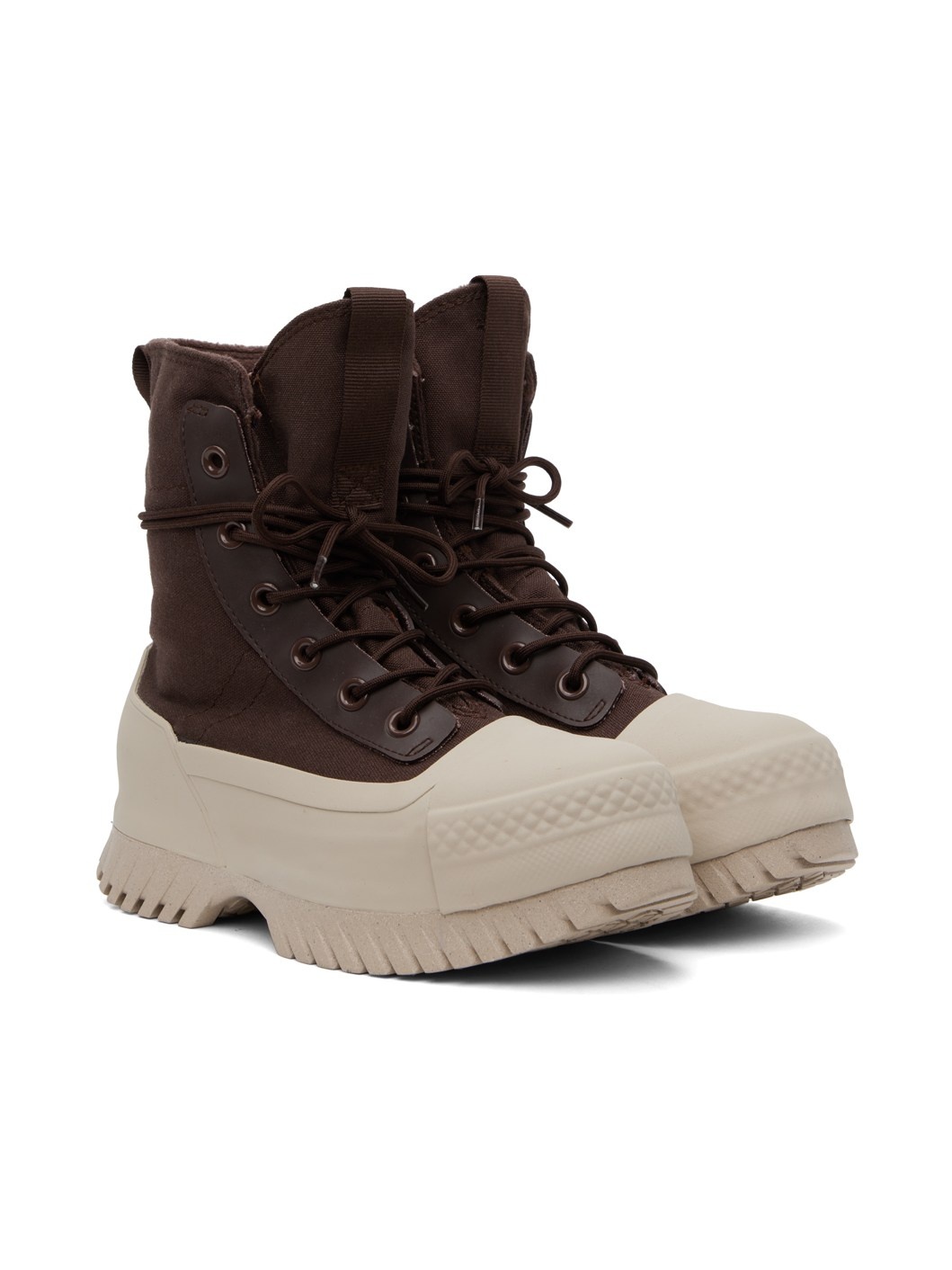 Brown Chuck Taylor All Star Lugged 2.0 Counter Climate Boots - 4