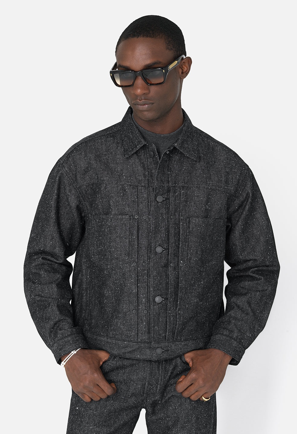 SILK NOIL CROPPED THUMPER JACKET TYPE II - 6