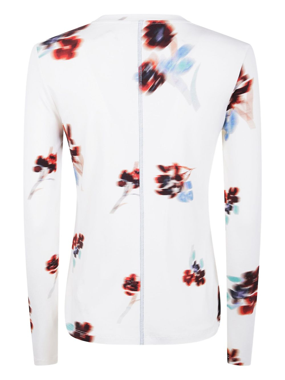 floral-print long-sleeve top - 2