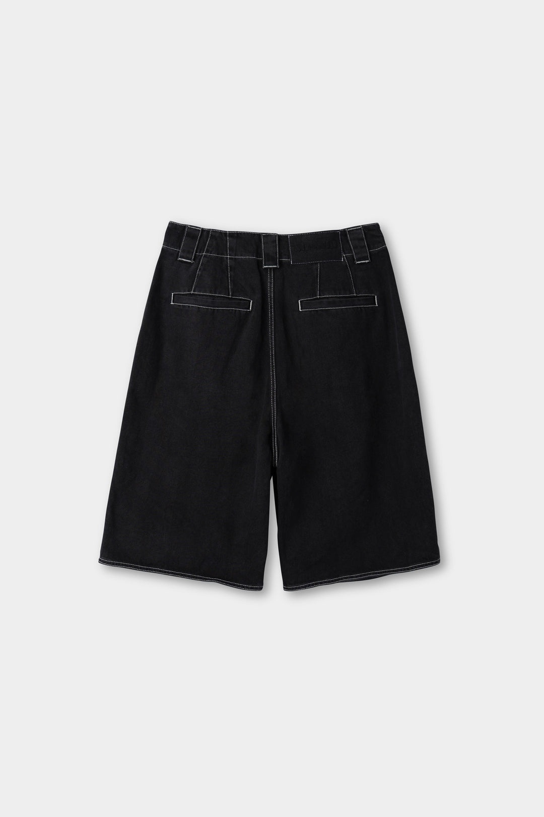 SHORT RIC PANTS / washed denim / black - 2